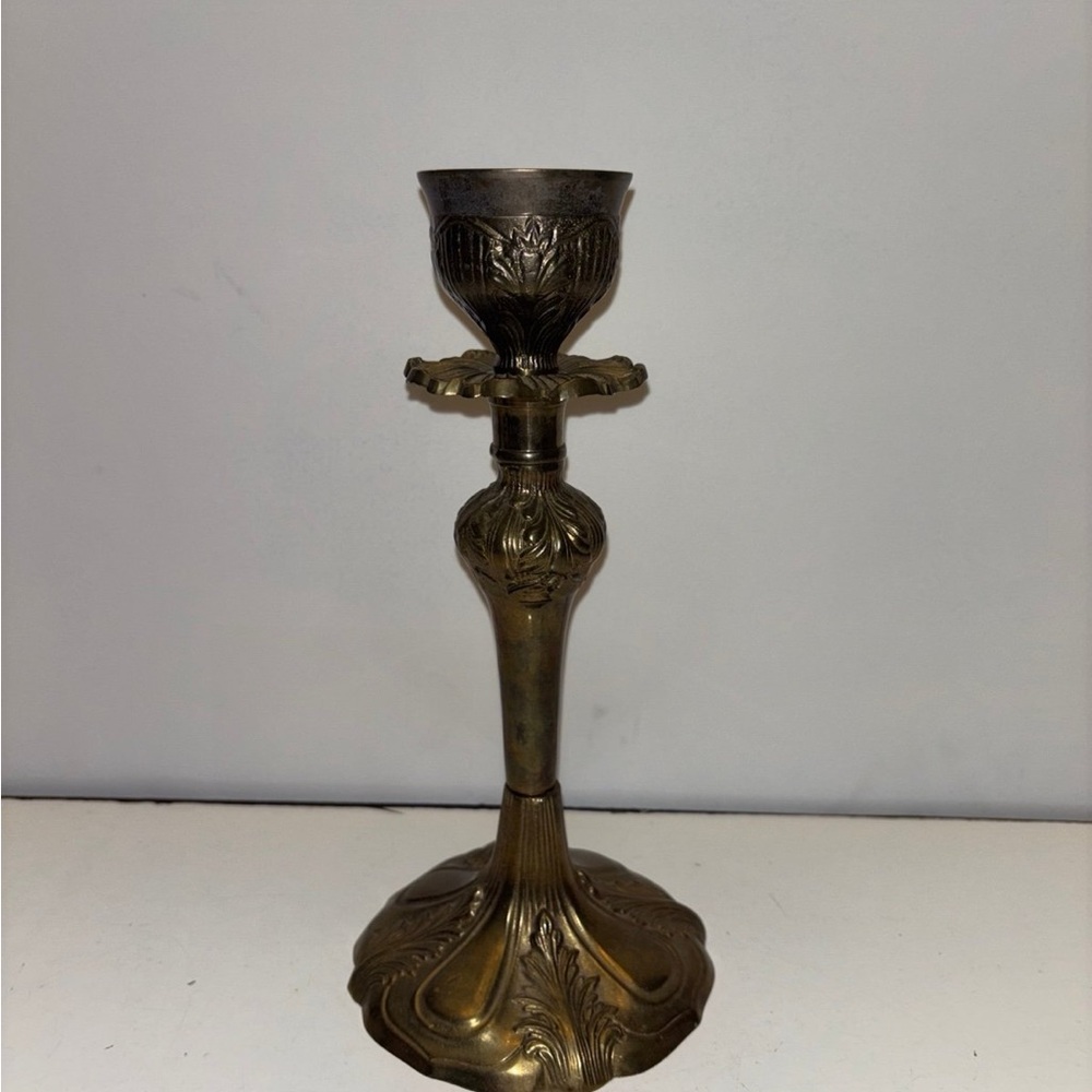 Vintage brass candle stick holder
